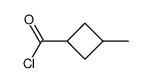 3-methyl-cyclobutanecarbonyl chloride结构式