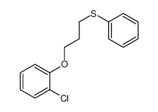 1-chloro-2-(3-phenylsulfanylpropoxy)benzene结构式
