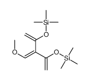 [3-(methoxymethylidene)-4-trimethylsilyloxypenta-1,4-dien-2-yl]oxy-trimethylsilane结构式