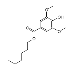 hexyl 4-hydroxy-3,5-dimethoxybenzoate Structure