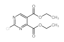 2-氯-4,5-嘧啶二甲酸二乙酯结构式
