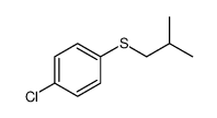 Benzene, 1-chloro-4-[(2-methylpropyl)thio] Structure