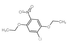 1-氯-2,5-双乙氧基-4-硝基苯结构式