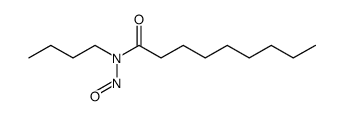 Nonanamide, N-butyl-N-nitroso Structure