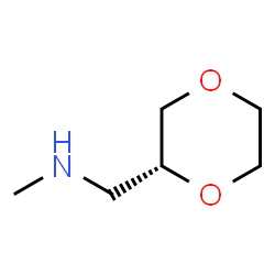 (R)-1-(1,4-二噁烷-2-基)-N-甲基甲胺结构式