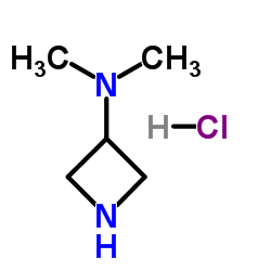 N,N-二甲基氮杂环丁烷-3-胺盐酸盐结构式