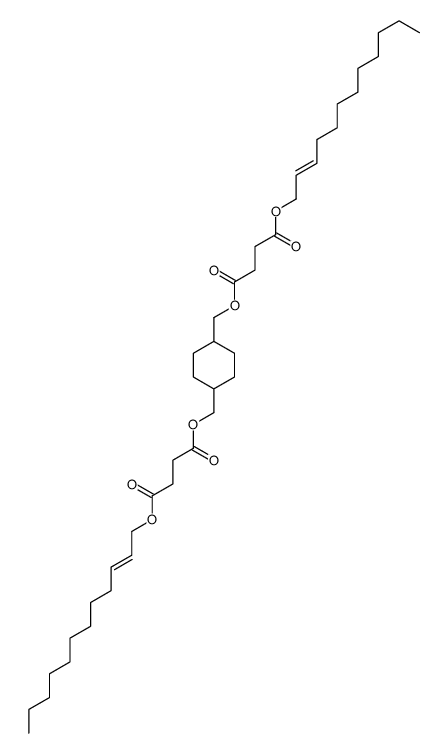 4,4'-[cyclohexane-1,4-diyldimethylene] hydrogen-2-dodecenylsuccinate structure
