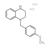 4-[(4-methoxyphenyl)methyl]-2,3-dihydro-1H-quinoxaline Structure