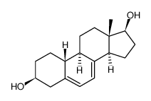 estra-5,7-diene-3β,17β-diol结构式