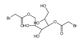 D-glucitol 1,4-bis(bromoacetate) Structure