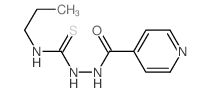 3-propyl-1-(pyridine-4-carbonylamino)thiourea Structure