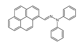 1-芘甲醛二苯基腙结构式