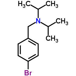 4-溴-N,N-二异丙基苯甲基胺结构式