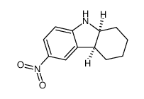 1H-CARBAZOLE, 2,3,4,4A,9,9A-HEXAHYDRO-6-NITRO-结构式