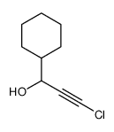 3-chloro-1-cyclohexylprop-2-yn-1-ol结构式