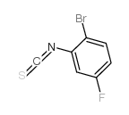 2-BROMO-5-FLUOROPHENYL ISOTHIOCYANATE结构式