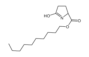 Decyl 5-oxo-L-prolinate Structure