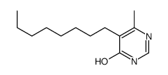 6-methyl-5-octyl-1H-pyrimidin-4-one结构式