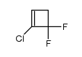 1-chloro-4,4-difluorocyclobutene结构式