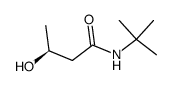 (S)-N-tert-butyl-3-hydroxybutyramide Structure
