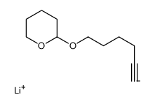 lithium,2-hex-5-ynoxyoxane结构式