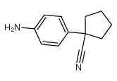 1-(4-氨基苯基)环戊基甲腈结构式