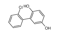 2'-chloro[1,1'-biphenyl]-2,5-diol Structure