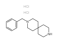 3,9-二氮杂螺[5.5]十一烷-3-(苯基甲基)盐酸盐结构式