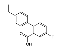 2-(4-ethylphenyl)-5-fluorobenzoic acid结构式