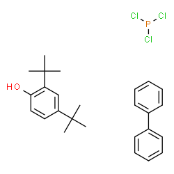 DI-TERT-BUTYLPHOSPHONITE/BIPHENYL结构式