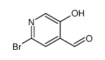 2-bromo-5-hydroxypyridine-4-carbaldehyde结构式