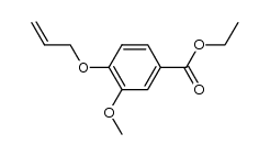 ethyl 4-allyloxy-3-methoxybenzoate结构式