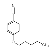 4-正戊氧基苯甲腈结构式