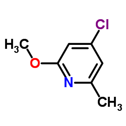 4-Chloro-2-methoxy-6-methylpyridine结构式