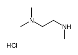 N1,n1,n2-三甲基-1,2-乙二胺盐酸盐结构式