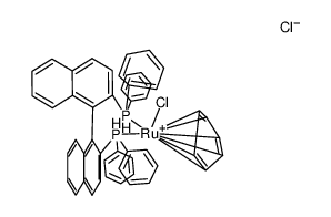 [(S)-BINAP-RuCl(benzene)]Cl Structure