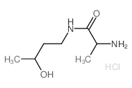 2-Amino-N-(3-hydroxybutyl)propanamide hydrochloride Structure