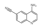 4-氨基喹啉-6-甲腈结构式