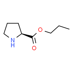 Proline, propyl ester (9CI) structure