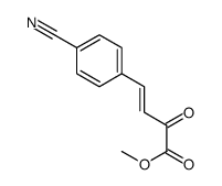 (E)-4-(4-氰基苯基)-2-氧代-3-丁酸甲酯结构式