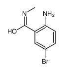2-氨基-5-溴-N-甲基苯甲酰胺结构式