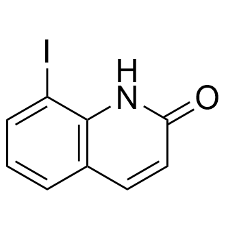 8-碘喹啉-2(1H)-酮结构式