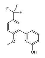 6-[2-methoxy-5-(trifluoromethyl)phenyl]-1H-pyridin-2-one Structure