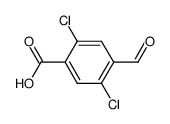 2,5-dichloro-p-carboxybenzaldehyde Structure