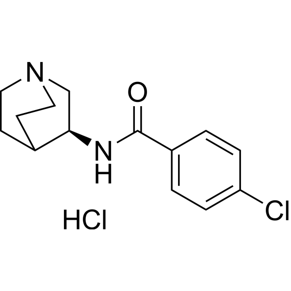 (S)-4-Chloro-N-(quinuclidin-3-yl)benzamide hydrochloride Structure