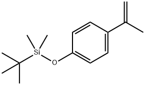 tert-butyldimethyl(4-(prop-1-en-2-yl)phenoxy)silane Structure