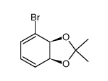(3aS,7aS)-4-bromo-2,2-dimethyl-3a,7a-dihydro-1,3-benzodioxole结构式