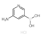 (5-氨基吡啶-3-基)硼酸盐酸盐结构式