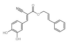 Cinnamyl-3,4-dihydroxy-α-cyanocinnamate Structure