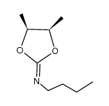 cis-4,5-Dimethyl-N-butyl-1,3-dioxolan-2-imine结构式